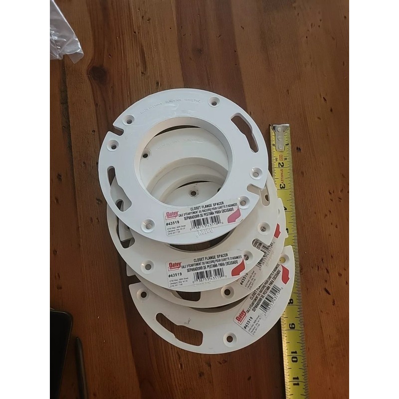 Oatey 43519 1/4" Closet Flange Spacer PVC