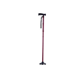 HurryCane Drive Medical HurryCane Freedom Edition Foldable Cane with T Handle, Red (NEW)