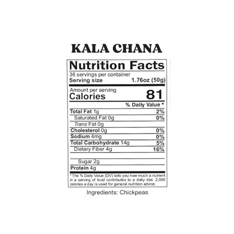 Kala Chana (Desi Chickpeas, Black dry chickpeas) 2lbs ~ All