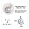 AINFQY Sun and Moon Necklace for Women 925 Sterling Silver