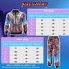 AUTOWT 70s 80s Shell Suit Leopard Pattern Outfits, Men Women