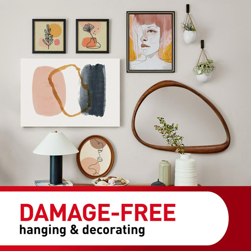 Command Universal Frame Hangers, Damage Free Hanging Picture Hangers, No