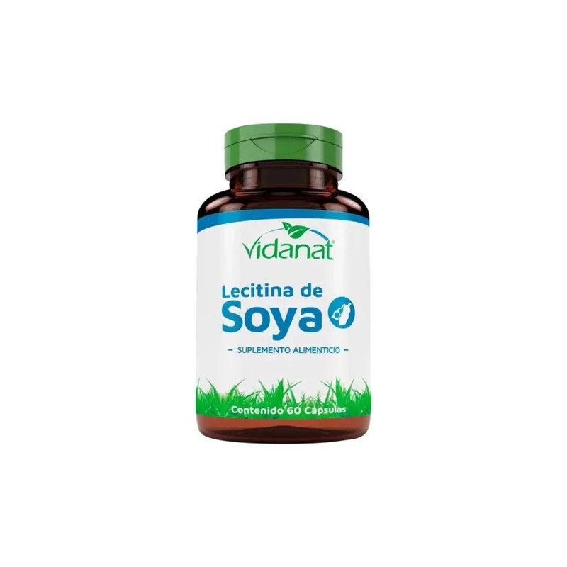 Lecitina De Soya 60 Cáp. Baja Colesterol Mejora Digestión