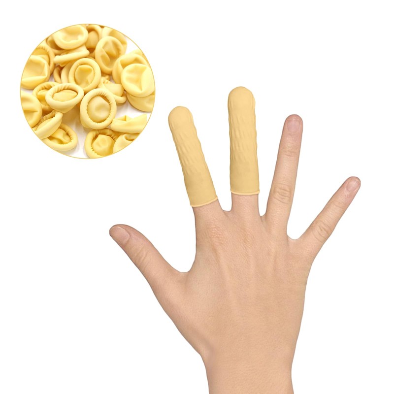 EUROPAPA 100 x Latex Finger Cribs, Finger Protection, Antistatic General