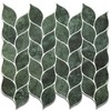 Tilingview 10 Pcs Leaf Design Peel and Stick for Kitchen