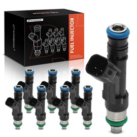 A-Premium Fuel Injectors Set of 8 Compatible with Ram 2500, 3500, 2021, 6.4L, GAS, Replace# 04627479AC
