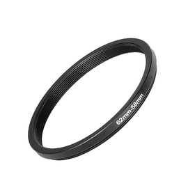 Step Down Rings 62mm to 58mm Metal Lens Filter Adapter Ring for All Brands, UV, ND, CPL 62mm Lens to 58mm Filter Size Accessories