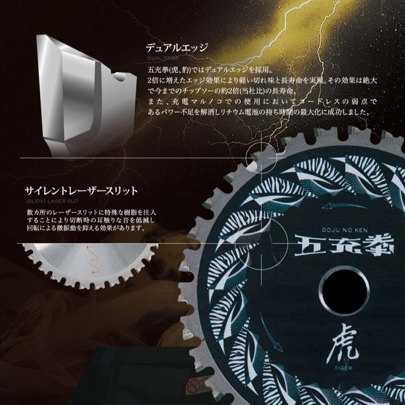 Y'sGOD JAPAN Chip Saw for Both Iron and Stainless Steel