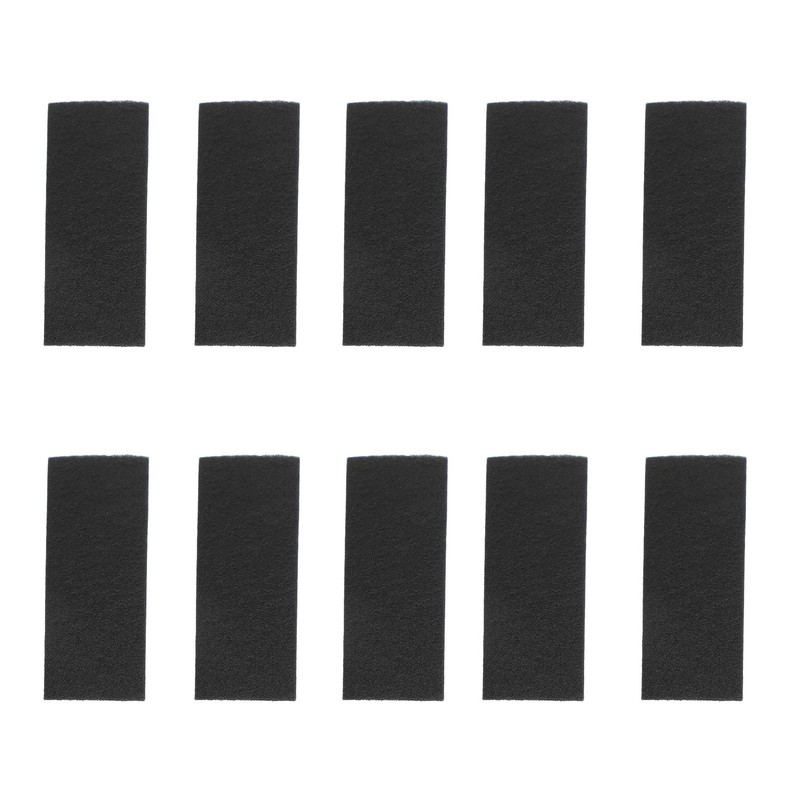 10Pcs Ceiling Fan Blade Filters Self Adhesive Rectangular Coconut Carbon