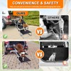 Dog Car Ramp for Large Dogs, Aluminum Foldable Dog Steps