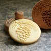 Fun Food Tools, Wood Cookie Stamp, 2.5 Inch (Pine Cone