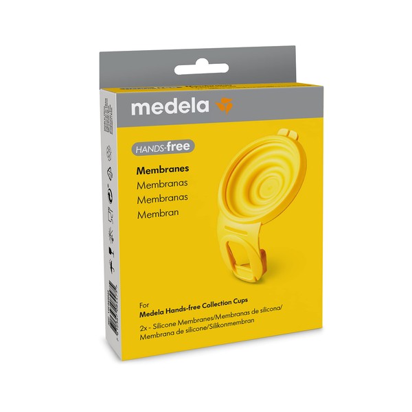 Medela Hands-free membranes, 2x silicon membranes, Medela Hands-free pump accessories, Hands-free collection cup accessories
