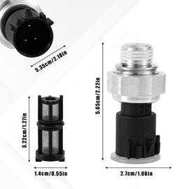 12673134 Oil Pressure Sensor, Premium Engine Oil Pressure Sensor Switch Sending Unit Kit with Filter