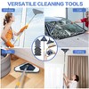 80" Wall Cleaner Mop with Long Handle, Sunoyar 360° Triangle