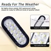 Avenemark 2 pcs 6 Inch Rubber Grommets White Light Sets