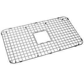 Serene Valley Sink Bottom Grid 26-7/8" x 14-7/8", Centered Drain with Corner Radius 1-1/2", Kitchen Sink Protector NDG2715C