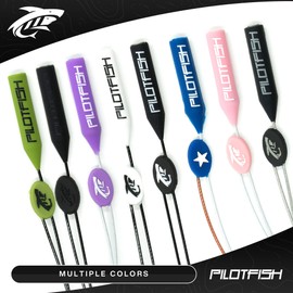 Pilotfish No Tail Adjustable Eyewear Retainer - Sunglass Holder Strap - Sunglasses Retainer