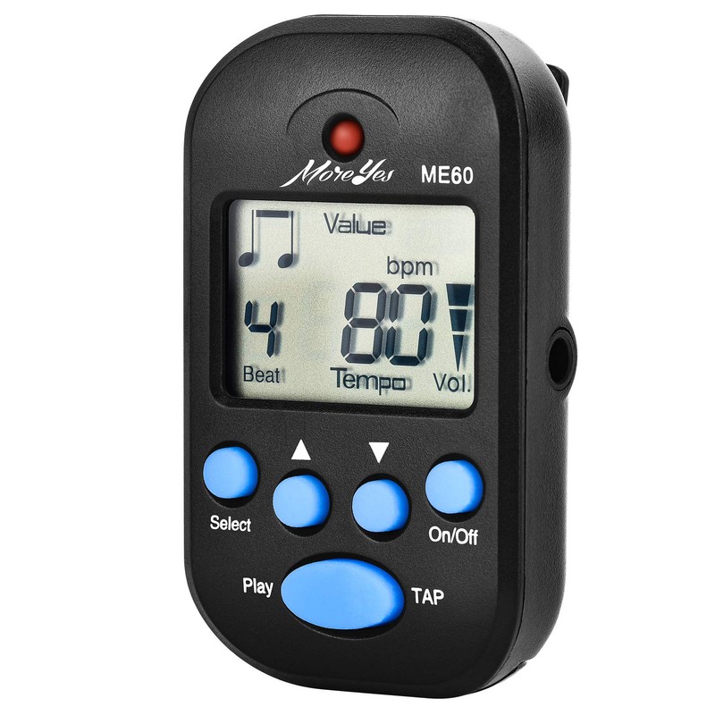 MOREYES Mini Digital Metronome with Speaker Multifunctional for Saxophone Piano