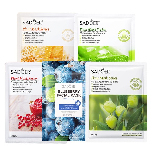 Hydrating Face Mask,Hydrating Moisturising Face Sheet Masks Nourishing Improves Skin