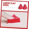 Baluue 20 Red Makeup Ultra-fine Triangle Dry/wet Powder Puff Washable