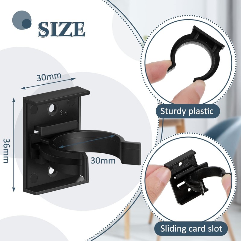 Hotop 4 Sets Bath Panel Clips Kitchen Plinth Kick Board