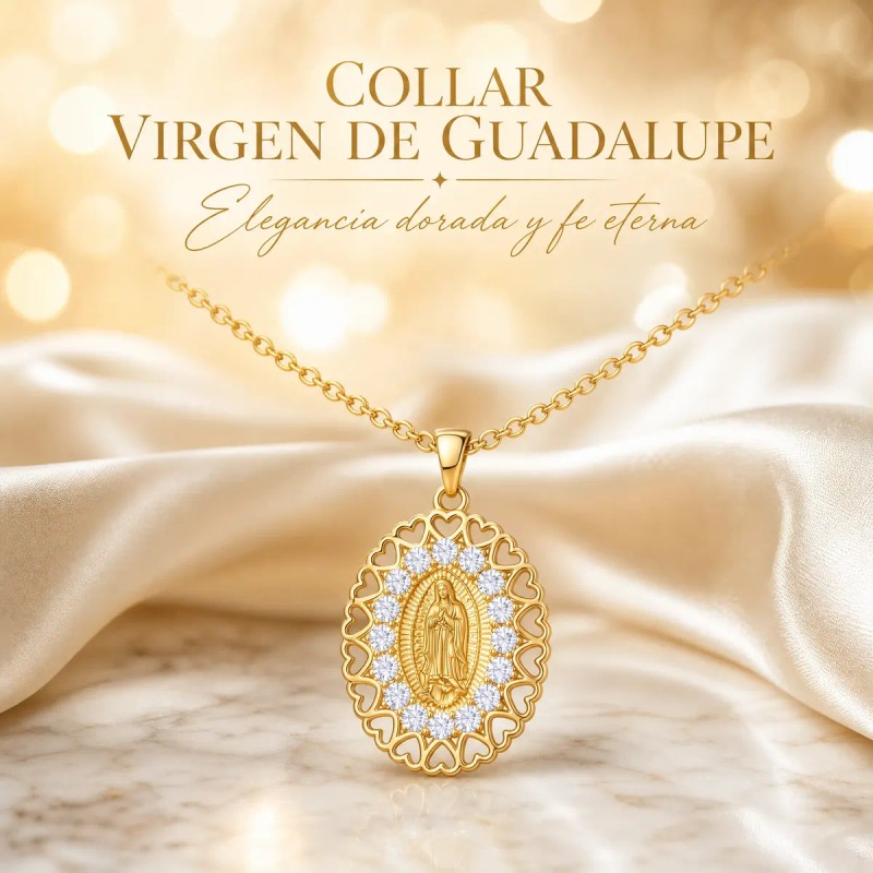 CLINKARD - Collar De Medalla Religiosa En Oro Un Detalle