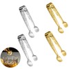 4 pcs Sugar Cube Tongs,Rose Relief Sugar CubeTongs, Rose Relief