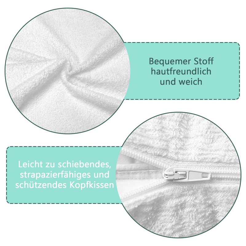 Aimtton Waterproof Pillowcase 60 x 60 cm - Cotton Pack