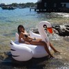 Original Luxe Ride-On Float Swan | The Resort White on