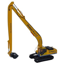 Oxford Diecast 76KOM002 Stobart Rail Excavator