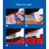 2 Rolls of Disposable Waterproof Hairdressing Salon Rolls - White