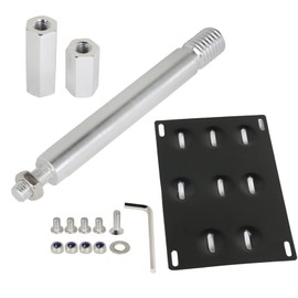 SEBLAFF Front Bumper Tow Hook License Plate Bracket Replacement for GLK GLC GLA 2010-2020 C E Class