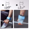 MANUEKLEAR Weight Lifting Wrist Straps with Padded Wrist Strap, Leather