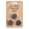 Advantus TH92703 Idea-Ology Long Fasteners .4375" 99/Pkg-Antique Nickel, Brass &