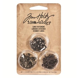 Advantus TH92703 Idea-Ology Long Fasteners .4375" 99/Pkg-Antique Nickel, Brass & Copper, Original Version