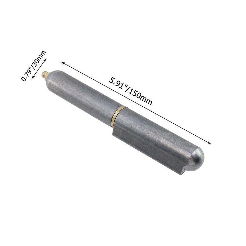Crapyt 6 Pcs 6" BBQ Bullet Weld on Bullet Hinge,