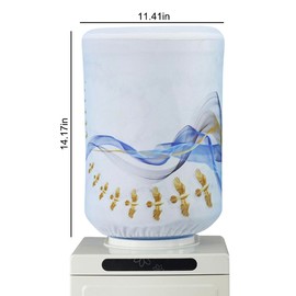 Water Dispenser Barrel Cover for 5 Gallon Water Bottle, High Stretchy Fabric Water Bucket Dust Protector Covers, Reusable Elastic Protective Cover for Hot & Cold Water Dispensers Bottles