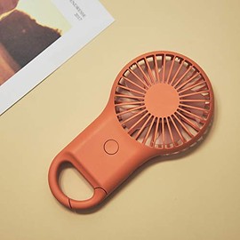 dotdoze handheld fan Magnetic Clip on Fan Rechargeable Portable Fan for Golf Cart Camping Tent portable fan Easier hiking(Orange)