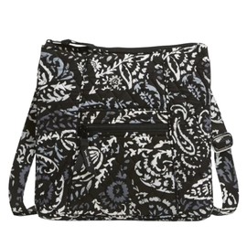 Vera Bradley Hipster Crossbody Bag in Paisley Noir
