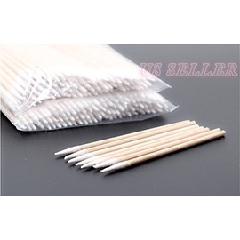 BeautyU&Me Microblading Tattoo Supply Cotton Swabs Pointed Q-Tip Makeup Cosmetic Applicator