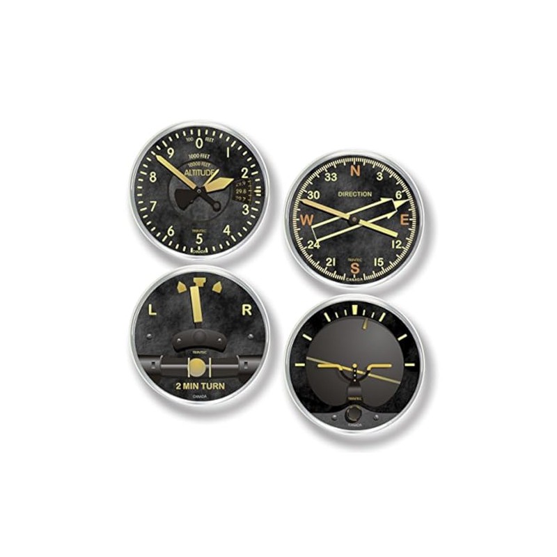 Trintec Vintage Drink Coasters Set of 4