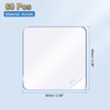 uxcell Clear Double Sided Adhesive Pads, 2.36'' x 2.36'' Square