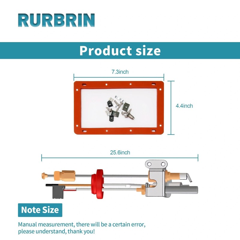 RURBRIN Pilot Burner Assembly Kit SP20824 for Rheem Ruud Richmond
