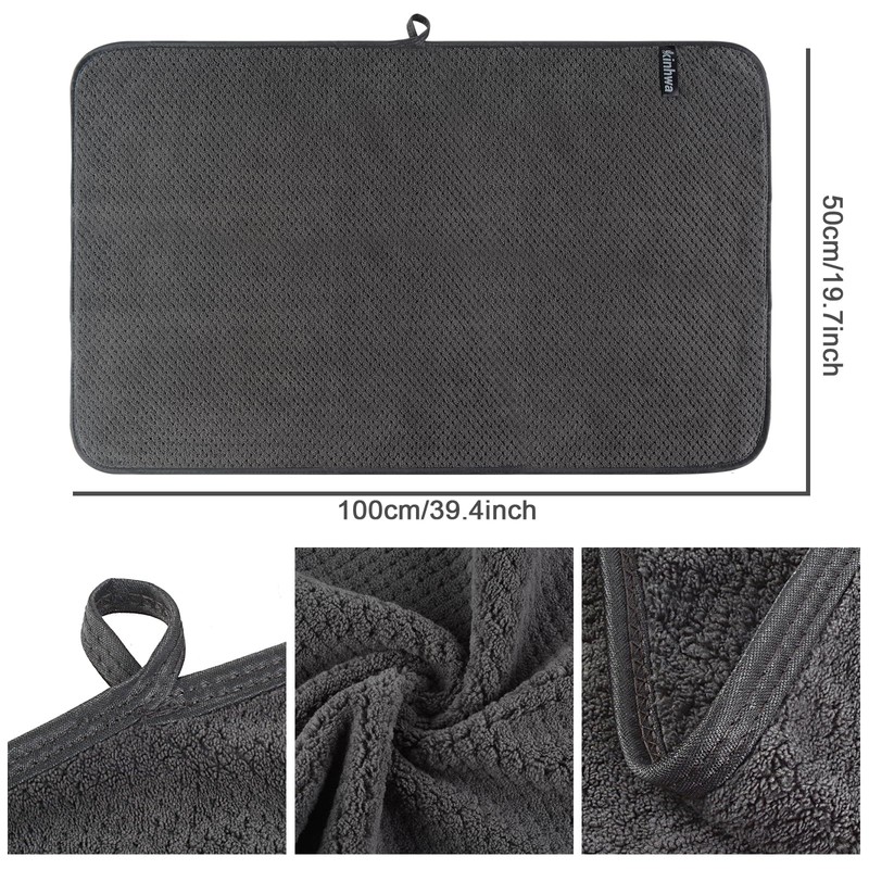 KinHwa Set of 2 Microfibre Towels | Soft, Lightweight &