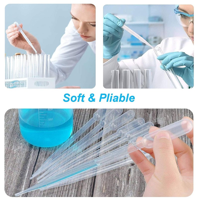 1000 Pezzi 0,2ml Plastica Pipette Trasferimento,Pipette Graduate,Squeeze Trasferimento Pipette,pipette monouso,per