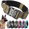 AKOFIC Tactical Dog Collar, Heavy Duty Wide Dog Collar with