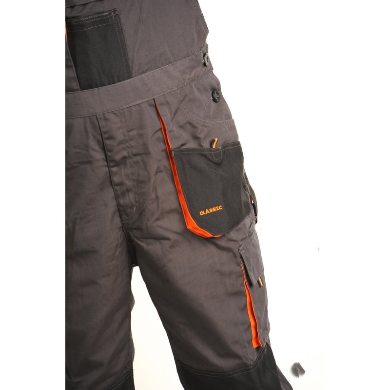 Classic Workman's Dungarees Graphite 270 g / m2 Car Gardener