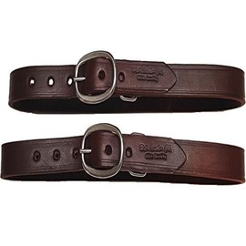 Concho King Replacement Heavy Duty 1" (W) Premium Leather Breast Collar Tug Straps-Leather Pulling Tug Straps-Hand Made Leather Breat Collar Straps