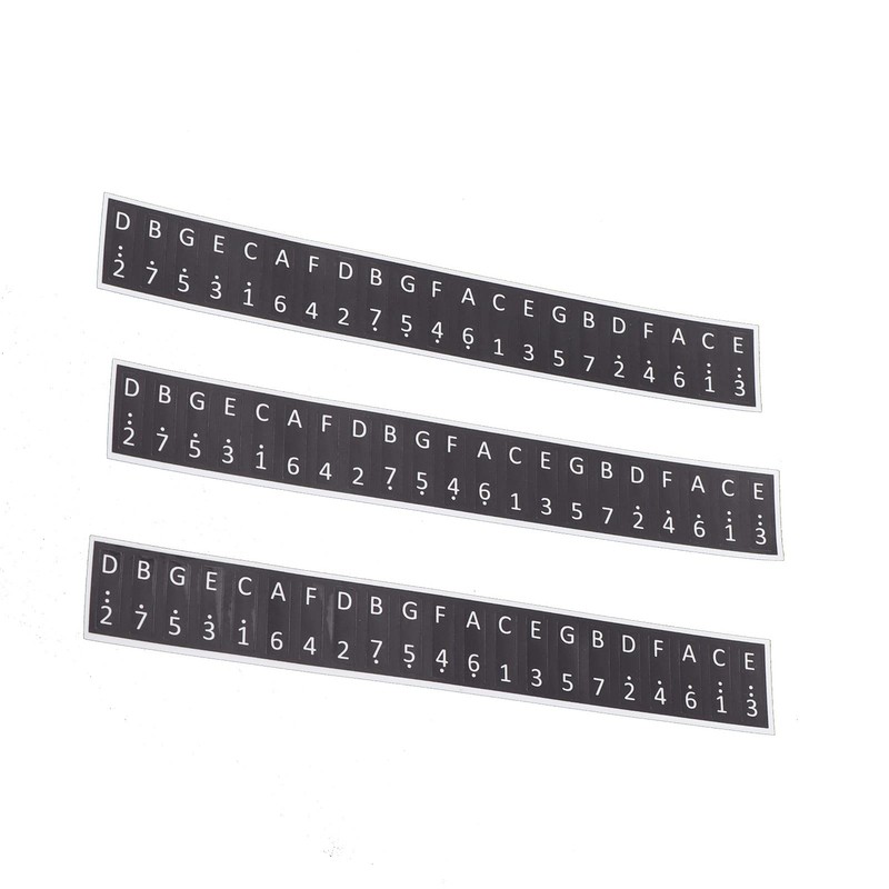 17 Keys Kalimba Stickers, Music Notes Decoration, Key Stickers, Paper
