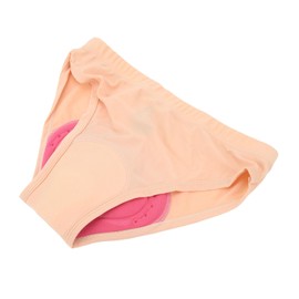 Ropa Interior de Ciclismo para Mujer Acolchada en 3D, Pantalones Cortos de Bicicleta Beige de Secado Rápido con Ventilación Elástica para Deporte (2XL)